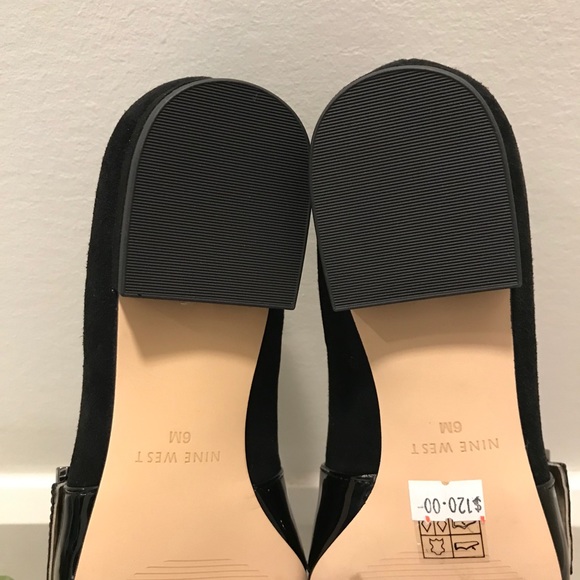 Nine West Women’s sz 6M Zance Ballet Flat New Blk - Picture 7 of 10